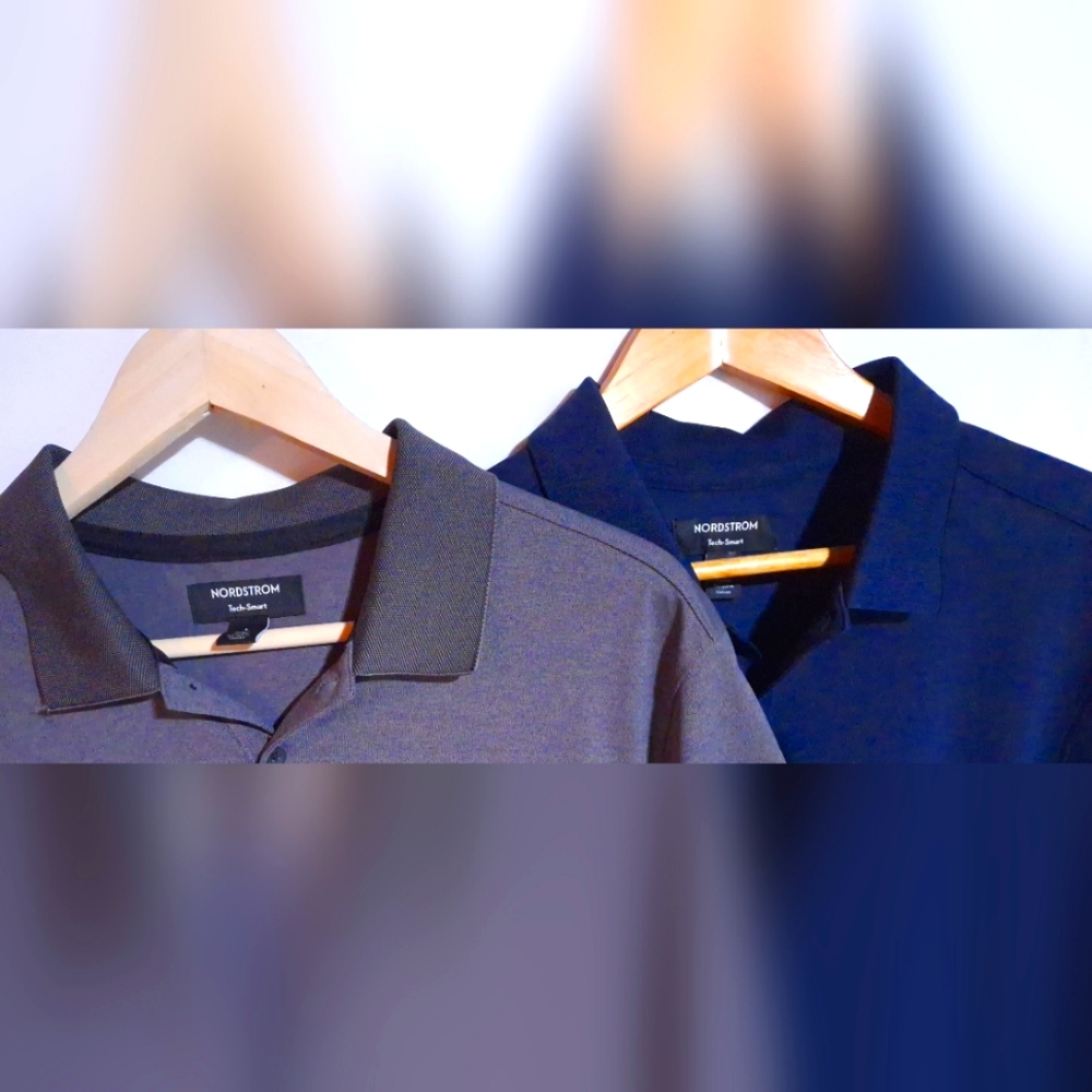 Nordstrom Brand Tech Smart polo shirts